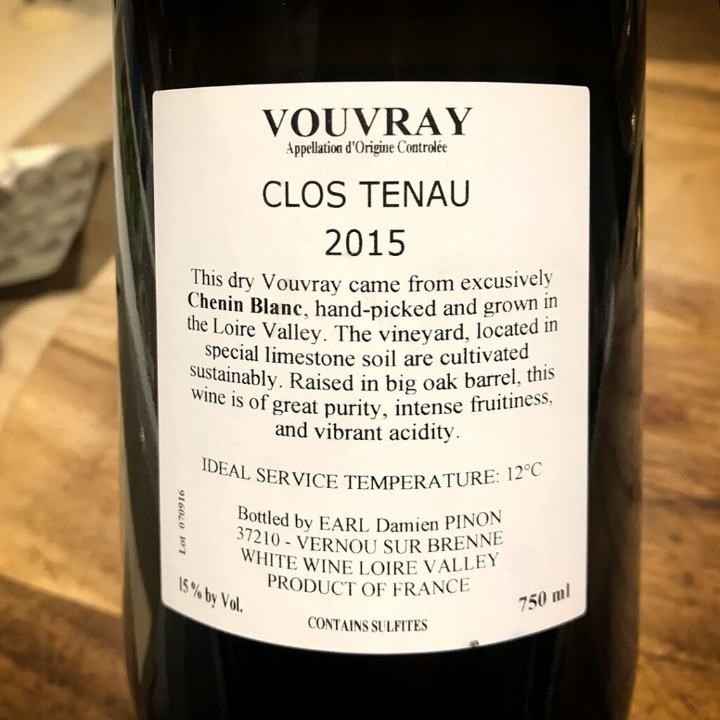 The Dysart Petersham Wednesday Wine Tasting Notes
